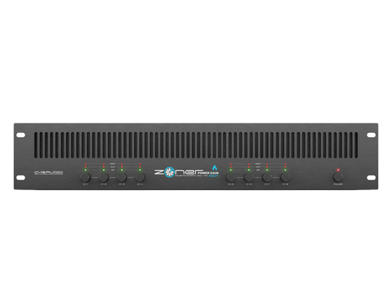 CVGAUDIO ZONER Power Gain 8120T 8-ми канальный трансляционный усилитель мощности, мощность 8x120W/100V