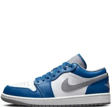 Кроссовки Nike Air Jordan 1 Low GS 'True Blue Cement'