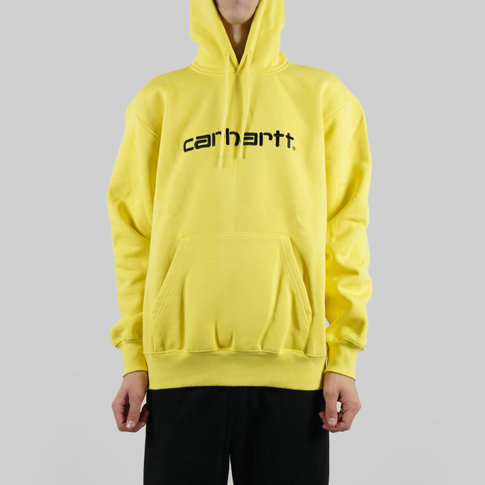 Толстовка мужская Carhartt WIP Hooded Sweatshirt артикул:I029419_yellow - купить в магазине Дайс