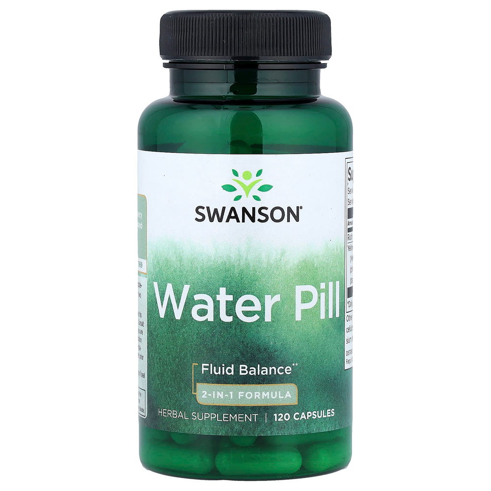 Swanson Vitamins, водные таблетки, 120 капсул