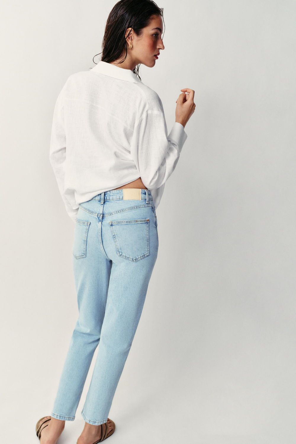ДЖИНСЫ Z1975 MOM FIT С ВЫСОКОЙ ПОСАДКОЙ — ZARA