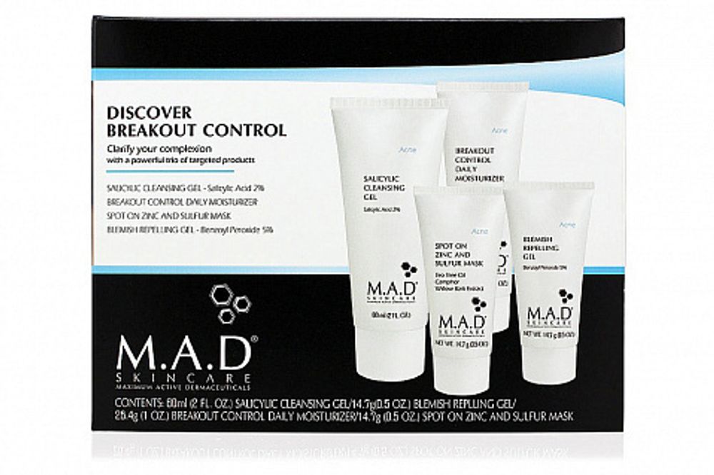 M.A.D. Skincare Дорожный набор препаратов для жирной, комбинированной и кожи с акне