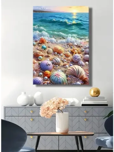 Картина "Лунный свет на воде", для интерьера 30х40см 1шт.