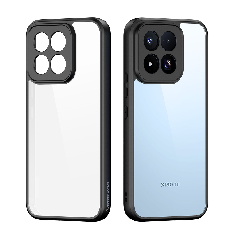 Чехол прозрачный с черными мягкими рамками для Xiaomi 17 Max, серия Aimo Series Case от Dux Ducis