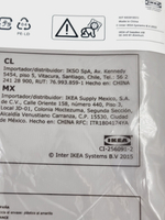 штора для ванной IKEA LUDDHAGTORN, серая, 180х200 см (Из Финляндии)