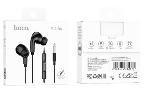 Наушники с микрофоном Hoco M101 Pro черные