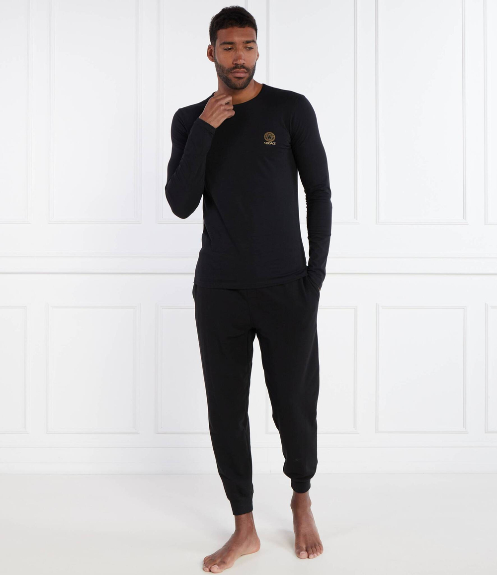 Лонгслив Versace - черный(AUU01007 1A10011)