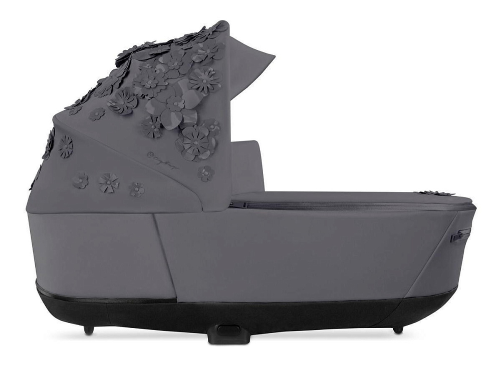 Коляска 2 в 1 Cybex Priam IV Rosegold Dream Grey (Simply Flowers Grey)