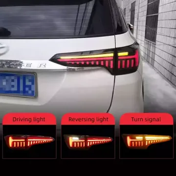 Задние фонари Тойота Фортунер 2017-2020 V5 type КРАСНЫЕ