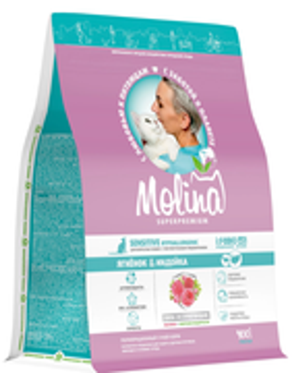 Molina Sensitive Hypoallergenic Ягненок/Индейка 1,5 кг