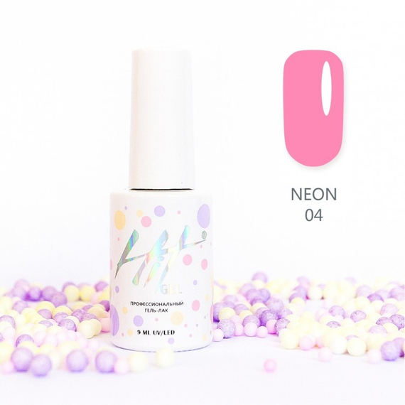 Гель-лак ТМ "HIT gel" №04 Neon, 9 мл