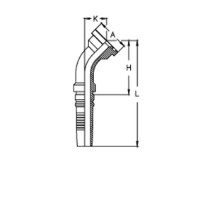 Фитинг DN 25 SFS 3/4 41.3 (45) Interlock