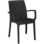Стул RATTAN Ola Dom антрацит 585х855мм