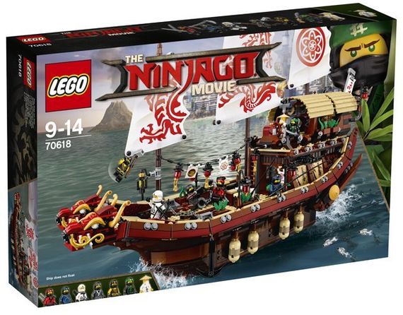 Lego Ninjago Летающий корабль Мастера Ву 70618