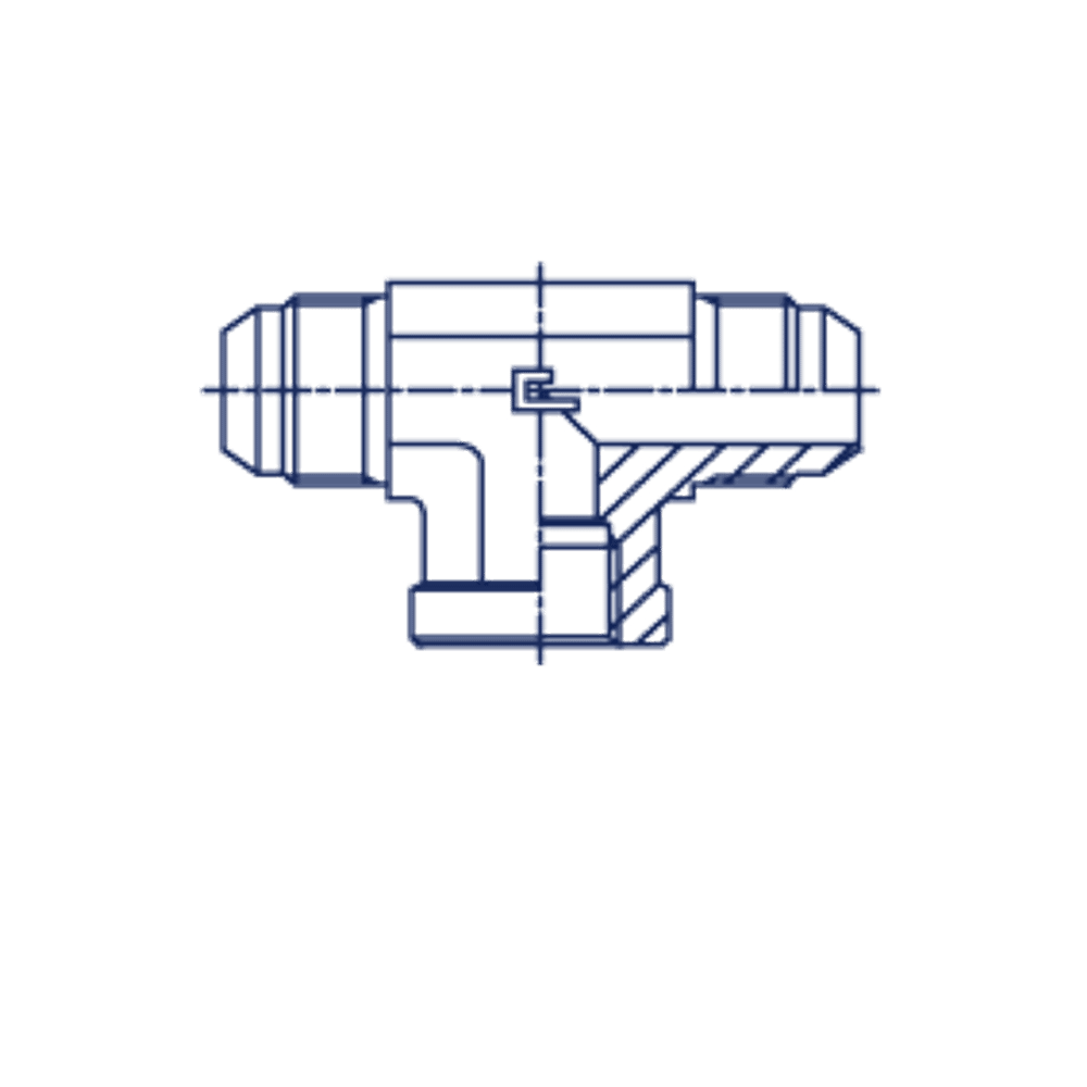 Штуцер PT JIC 1.1/16 - BSP 1/2