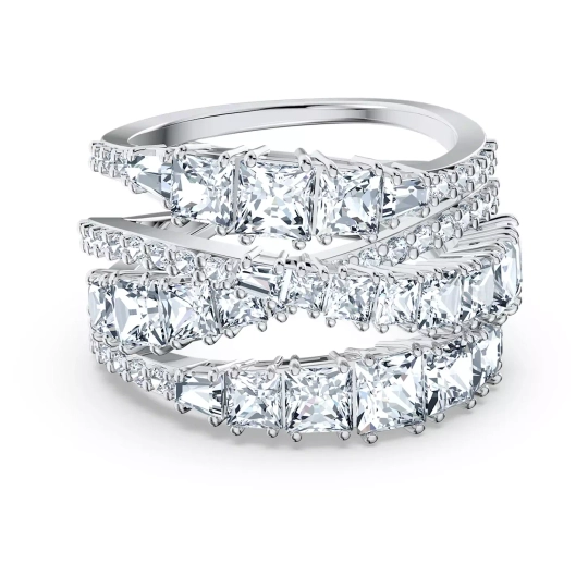 HYPERBOLA:RING WRAP CZWH/RHS FULL PAVE52