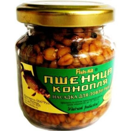 Насадка "Fish.ka" "ПШЕНИЦА-КОНОПЛЯ" ВАНИЛЬ 110мл.
