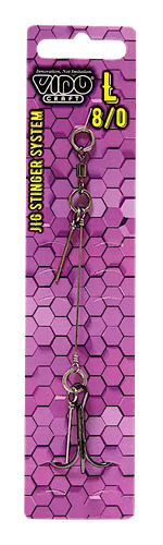 Стингер для джиг-головки Vido Craft VD-STJE 1шт Stinger Eye Jig Тройник -
