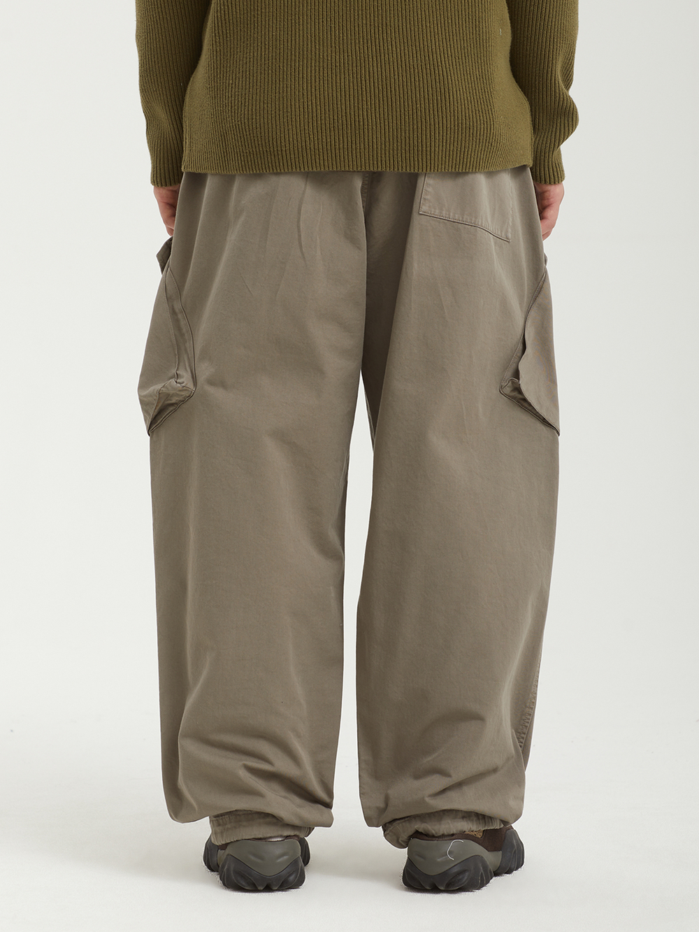Мужские Брюки In Gabardine Cotton