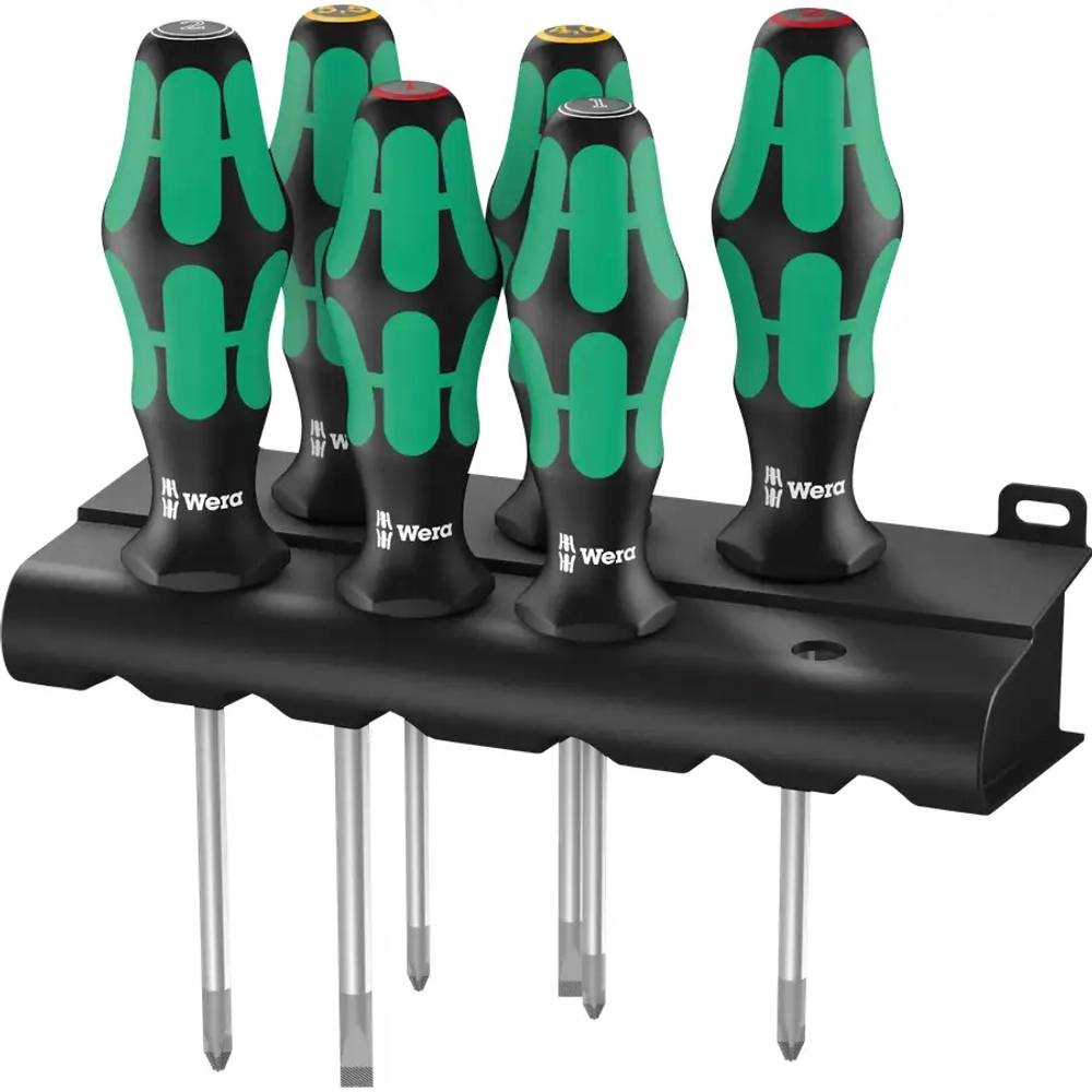 Набор отвёрток с подставкой Kraftform Plus Lasertip WERA 05105622001