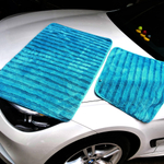 Полотенце из микрофибры для сушки Vortex MaxShine, комбинированный плюш и крученая петля, 60*90 см, 1000 г/м, 1166090G