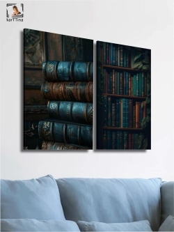 Картина Тайны забытых томов модульная 50x70см 2шт.