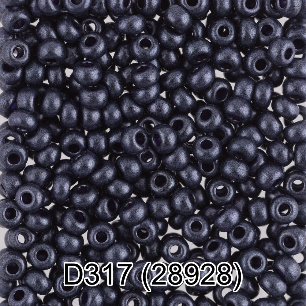 Бисер Gamma 10/0 (2.3 мм), 50 г (10х5 г), D317 т.сливовый, 28928, круглый 4 Бисер Gamma 10/0 (2.3 мм), 50 г (10х5 г), D317 т.сливовый, 28928, круглый 4