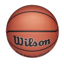 Мяч баск. WILSON Reaction Plus, WZ2026701XB6, р.6, композит, бутил. камера, темно-коричневый