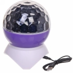 Диско-шар «Double Magic» (в комплекте 2 плафона - диско, звездное небо), Bluetooth, авторежим, USB, в ассортименте (220V)