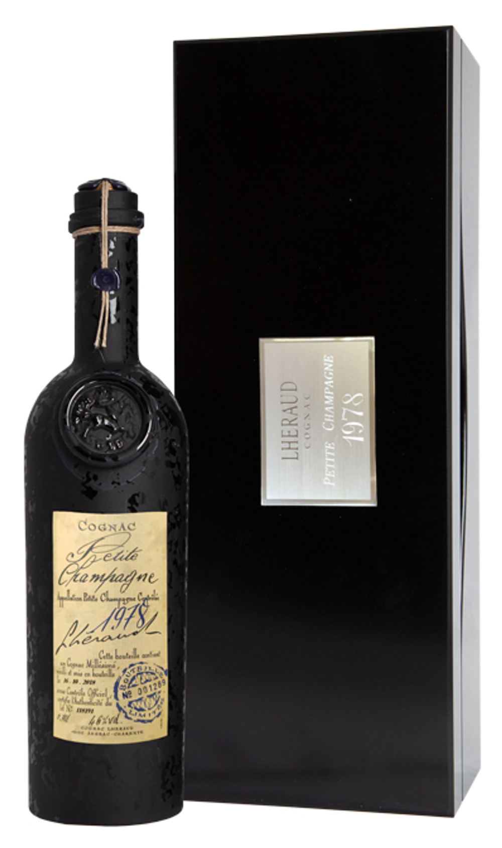 Коньяк Lheraud Cognac 1978 Petite Champagne п/уп (дерево), 0.7 л