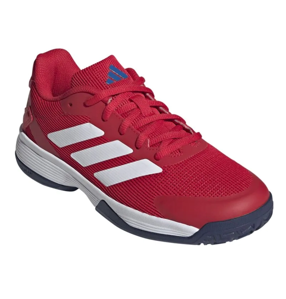 Детские Кроссовки теннисные  Adidas Ubersonic K - pure ruby/cloud white/dark blue