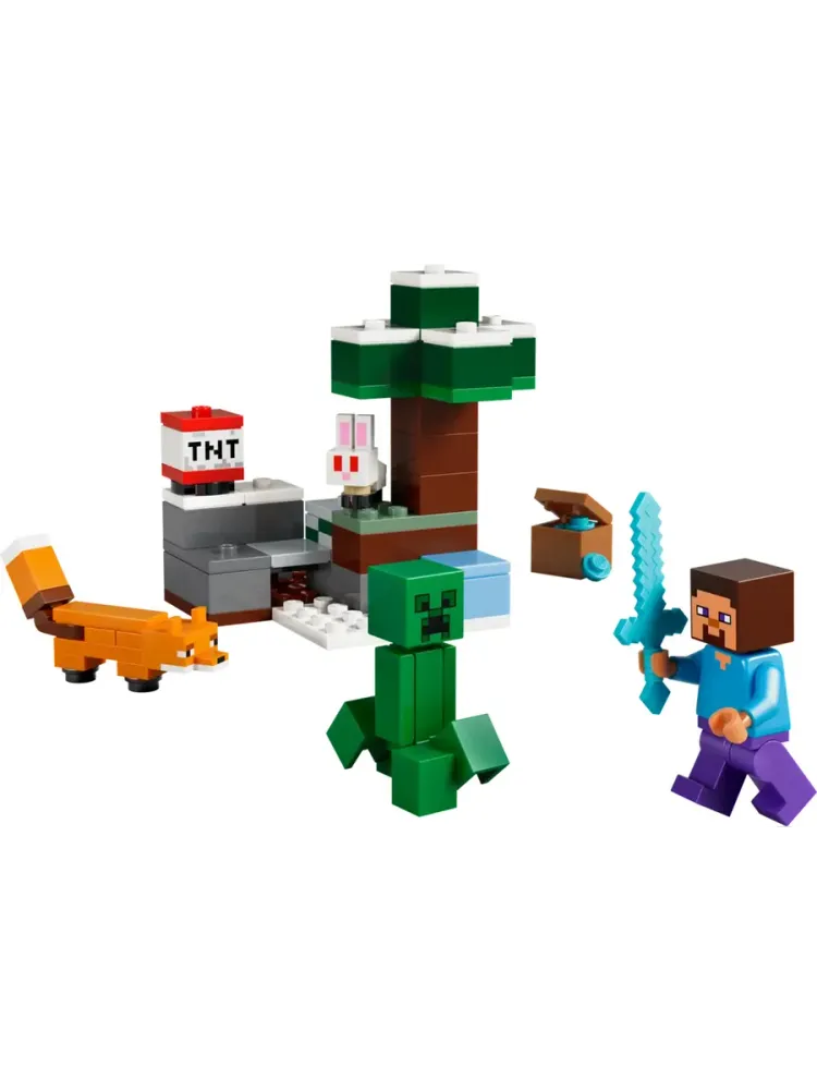 Конструктор Minecraft 21583 Тайга Стива. Приключение