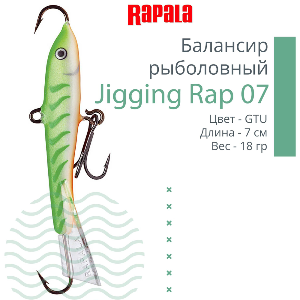Балансир для зимней рыбалки Jigging Rap 05