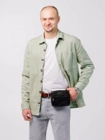 Сумка через плечо кожаная барсетка