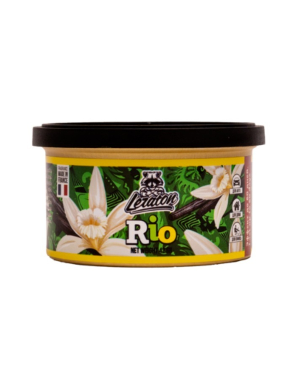 Leraton Ароматизатор для автомобиля в банке Rio (Vanilla/Ваниль)