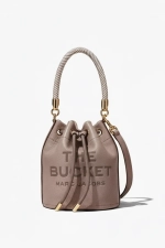 СУМКА MARC JACOBS THE LEATHER BUCKET BAG CEMENT
