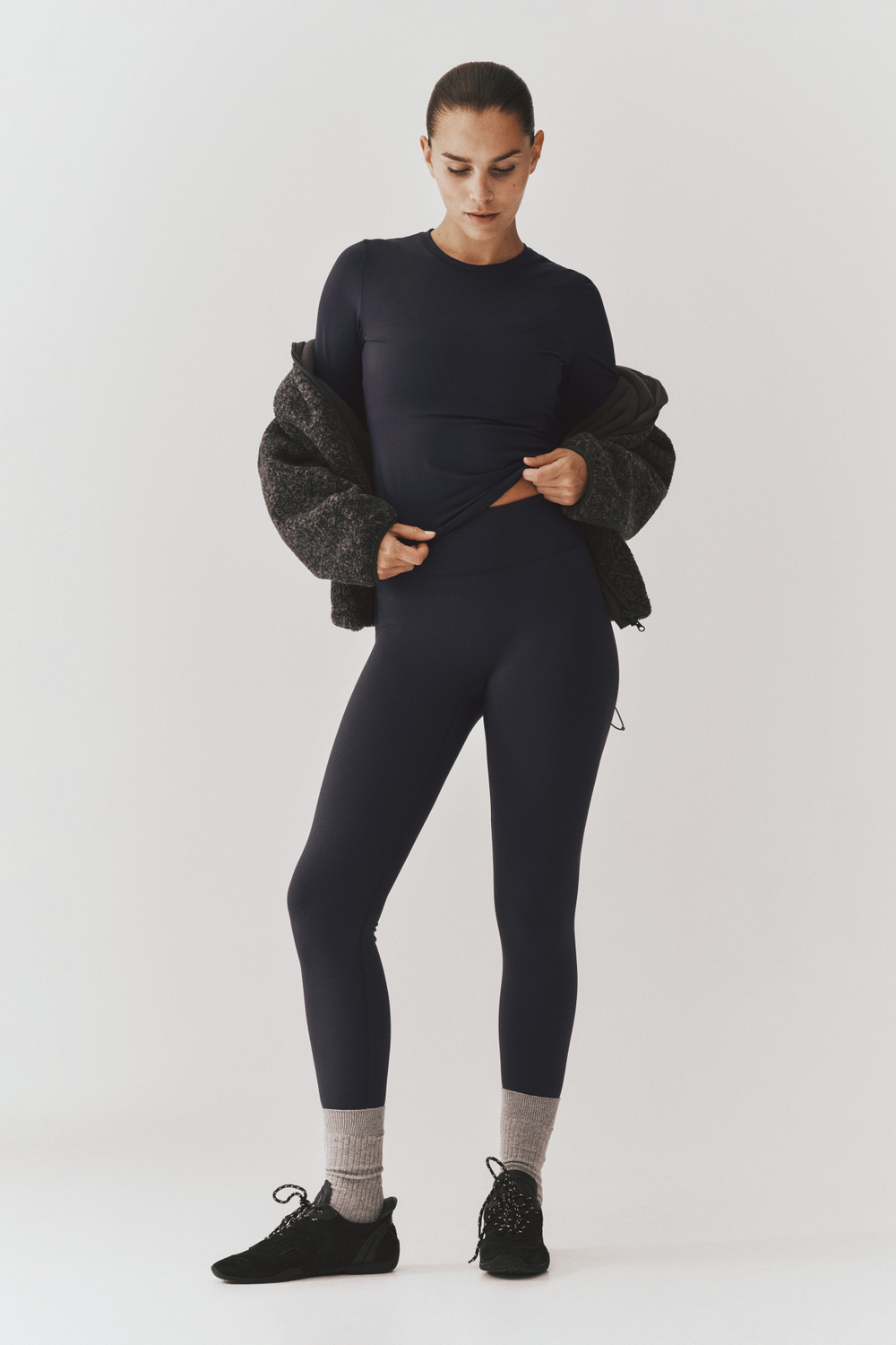 Утеплённые спортивные легинсы Fleece SoftMove™ - H&M