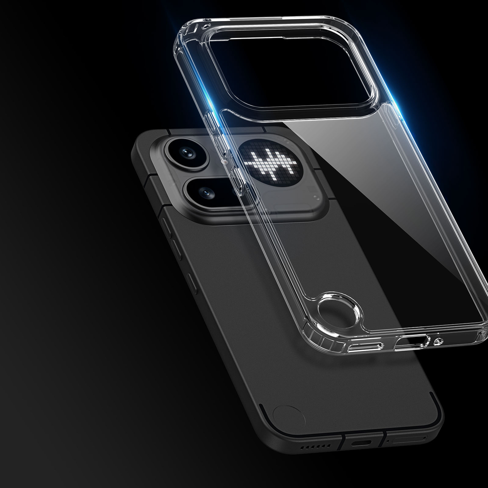 Усиленный прозрачный чехол для Nothing Phone 4a Pro, серия Clin Series от Dux Ducis