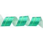 Лента атласная с рисунком 45.0 мм / 22.5±1 метров, Горизонталь, зеленый, Globus