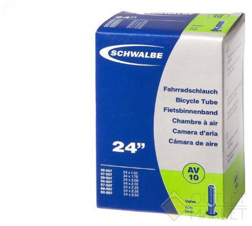 Камера Schwalbe 24 (40/62x507) AV10 40мм EK AGV