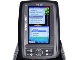Беспроводной цветной эхолот Toslon FISH-FINDER TF-520 li-ion