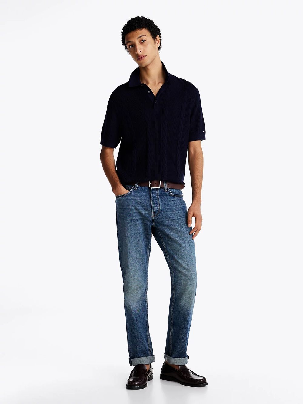 Поло мужское TOMMY HILFIGER DC CABLE POLO