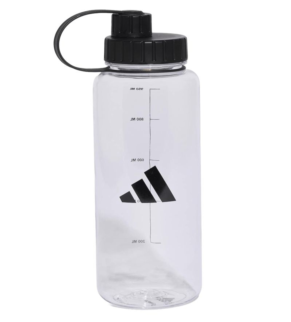 Бутылка Adidas Tritan Bottle 1000 мл — прозрачная/чёрная
