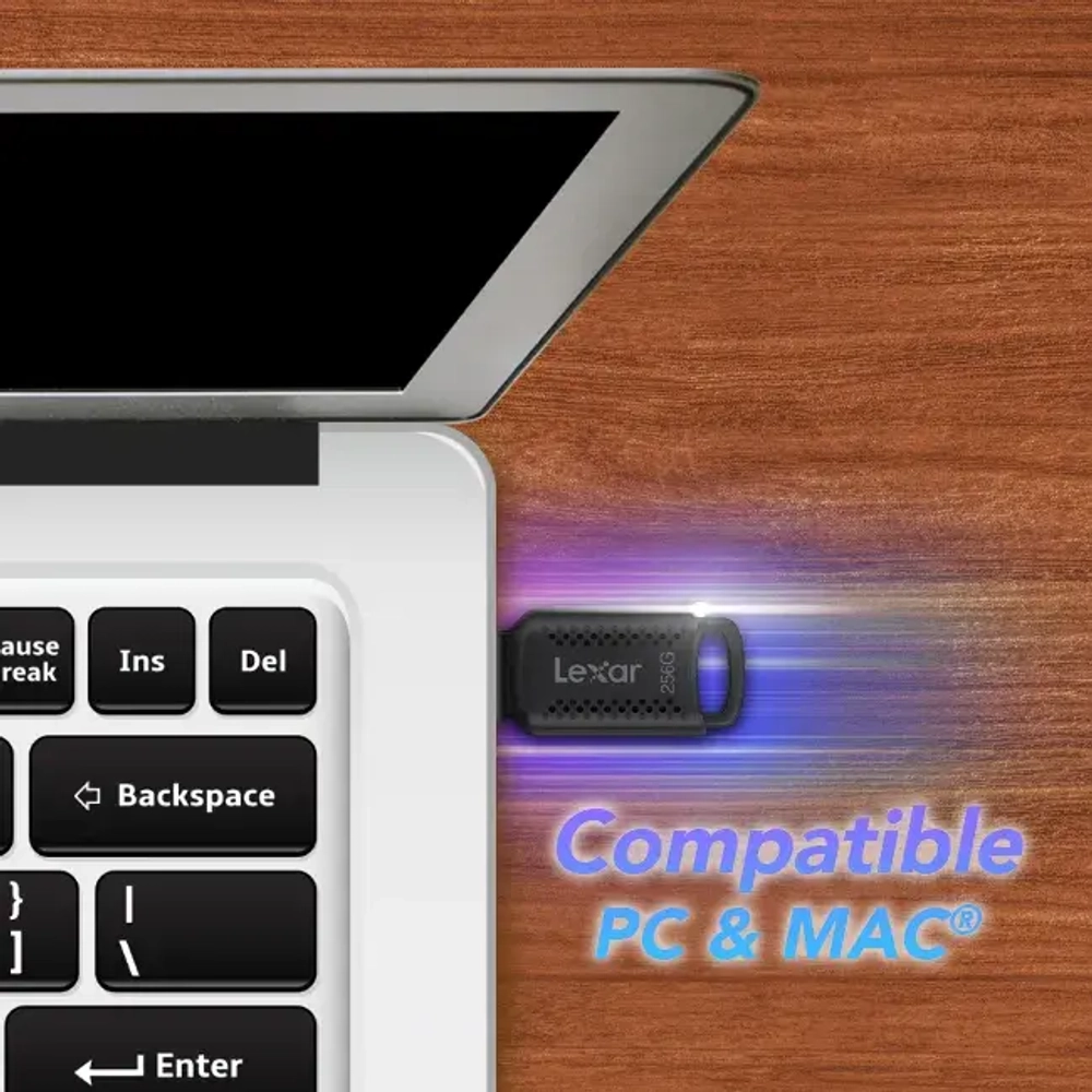 Флеш-накопитель Lexar JumpDrive V400 256GB, USB 3.0, R 100 МБ/с