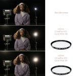 Светофильтр Hoya CinePro HD Gold Mist 1/8 смягчающий 52mm