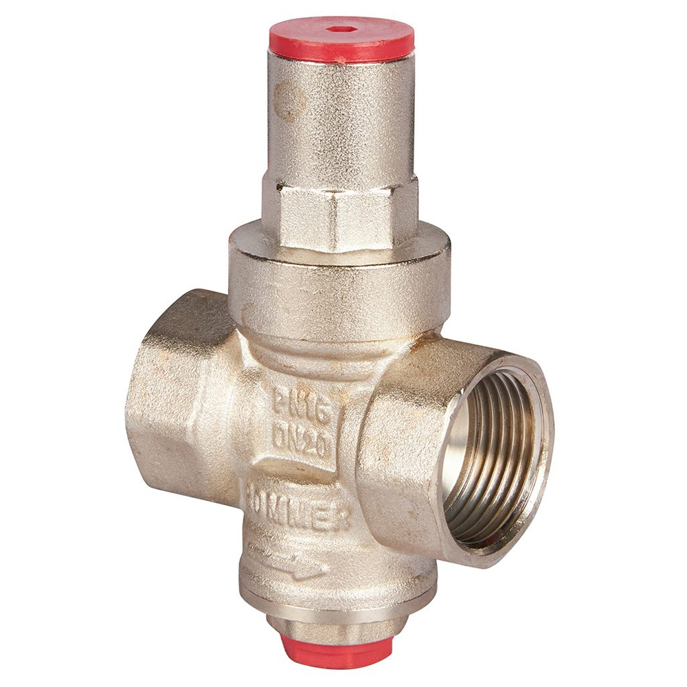 Регулятор давления поршневой ROMMER - 3/4" (ВР/ВР, PN16, Tmax 100°C, настройка 1-6 бар)