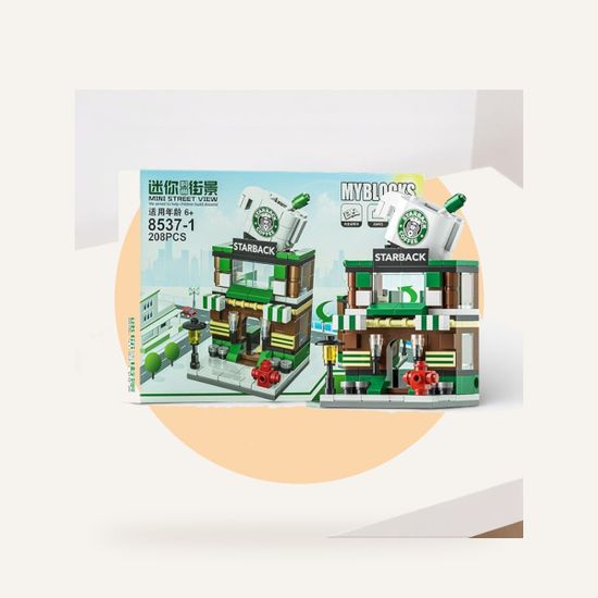 Конструктор "Crea street" StarBack №8925-1 (208 деталей) — на фирменном фоне OH MY GEEK