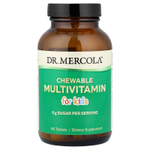 Dr. Mercola, Жевательные мультивитамины для детей, 60 таблеток
