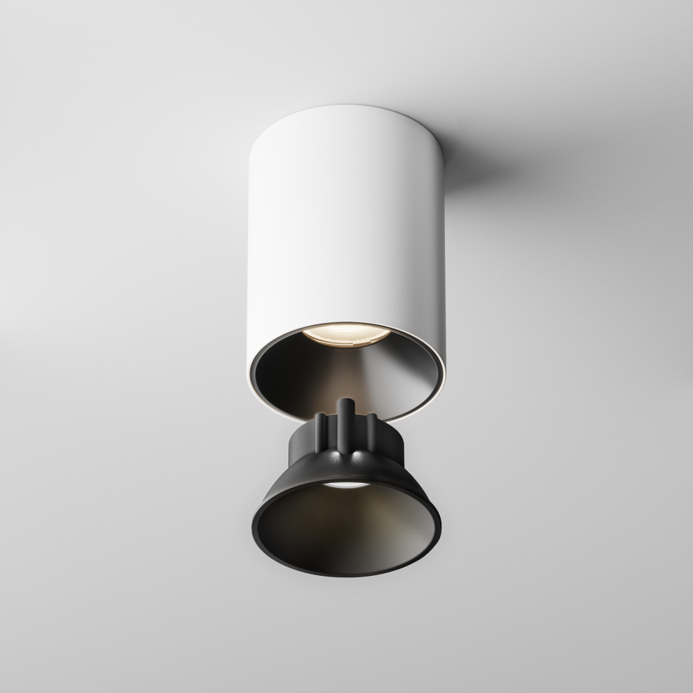 Декоративная черная рамка-отражатель для светильников серии Alfa LED Maytoni Accessories Ring8-10W-RD-B