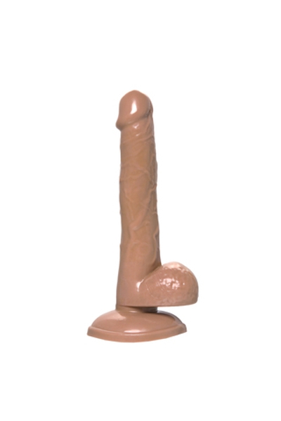 Фаллоимитатор A-Toys Delion коричневый 20,5 см
